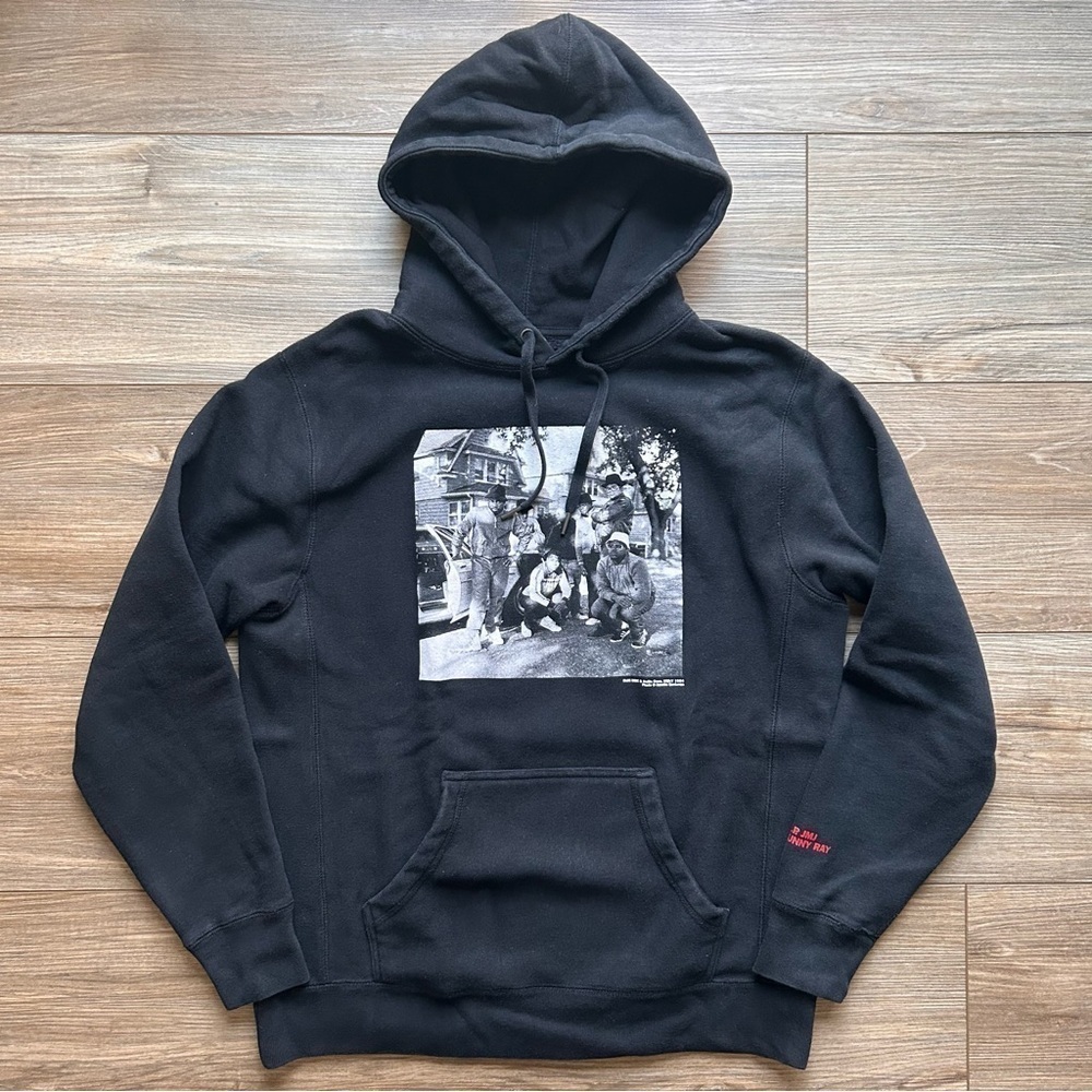 SNS | RUN DMC Heavyweight Limited Edition Hoodie in Black (Small)